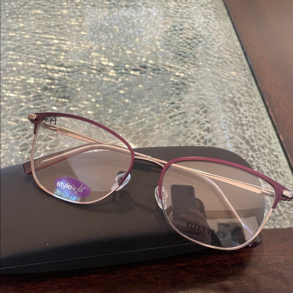 Ellen Tracy Purple Glasses
